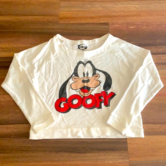 Disney Goofy Light Over-Sized Crewneck Sweatshirt